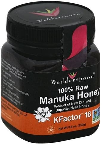 Wedderspoon Manuka Raw Honey Oz Nutrition Information Innit