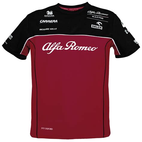 2020 Alfa Romeo Racing F1 Team T Shirt And Polo Shirts Official Licensed