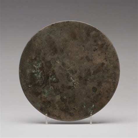 A Large Bronze Mirror Ming Dynasty Or Earlier Bukowskis