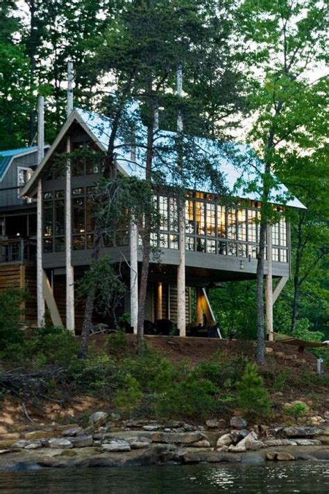Maybe you would like to learn more about one of these? Cabin Inspiration: Sweet Summertime | Lake house, Modern ...