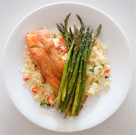 1 large lemon, rind finely 1/2 cup pitted kalamata olives, chopped. Mango Glazed Salmon with Red Pepper Couscous Recipe ...