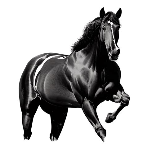 Horse Full Body Left Side View · Creative Fabrica
