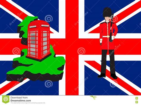United Kingdom Symbols. UK Flag Icons Set Vector Illustration | CartoonDealer.com #64275288
