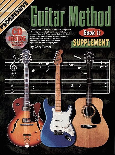 Progressive Guitar Method Supplement Book CD DVD By Gary Turner