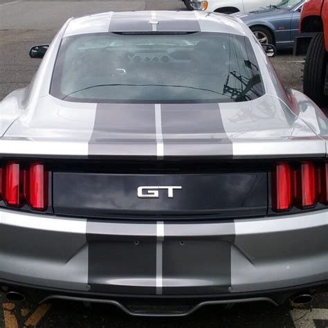 Ford Mustang Shelby Racing Stripes Installation Ajr Wraps Truck