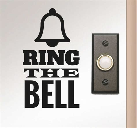 Ring The Bell Sticker Tenstickers