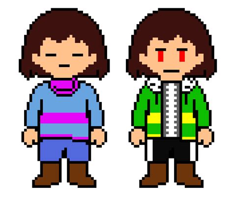 Frisk Sprite Maker But Sans Overworld Sprite Is Already Symmetrical