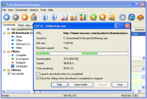 The sole purpose of this extension is integration with free download manager. Internet Download Manager
