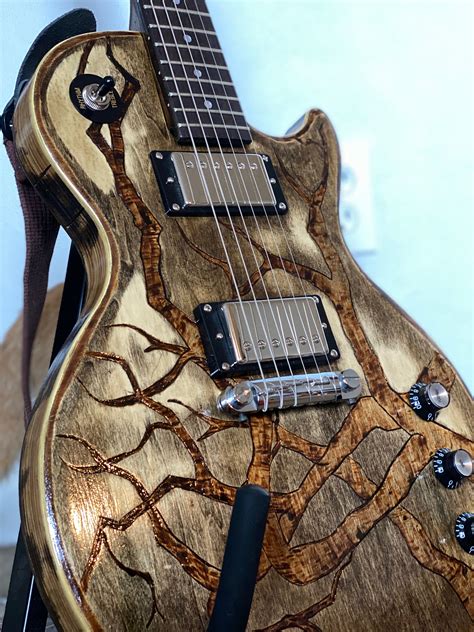 Arbor Guitars Custompersonalized Wood Burned Guitars Etsy Uk