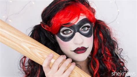 A Harley Quinn Makeup Tutorial For All The Old School Fans Sheknows