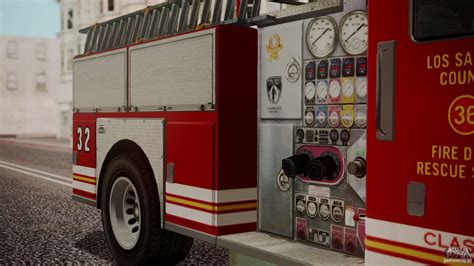 Gta 5 Mtl Firetruck Ivf для Gta San Andreas