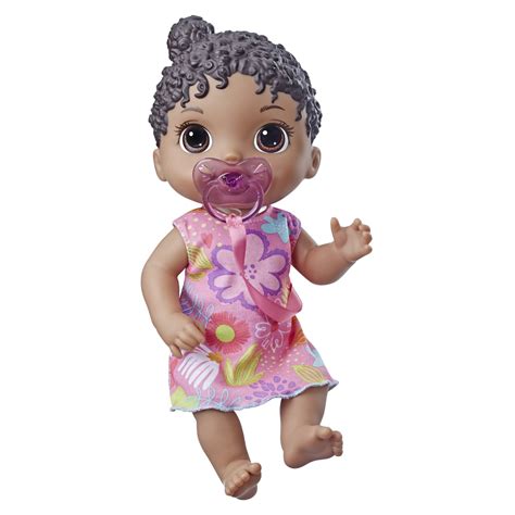 Baby Alive Baby Lil Sounds Interactive Black Hair Baby Doll Includes