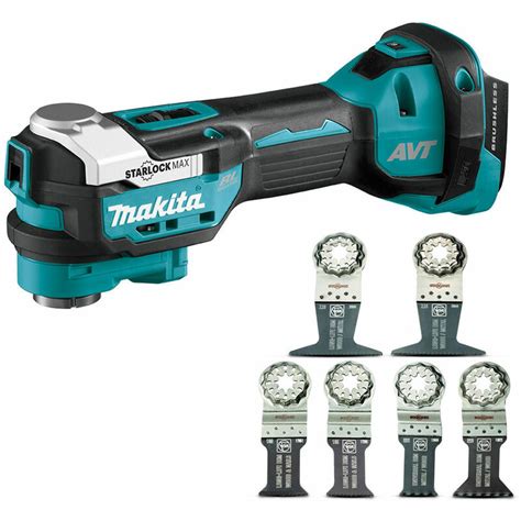 Dtm52z 18v Brushless Oscillating Multi Tool With 6 Piece Accessories