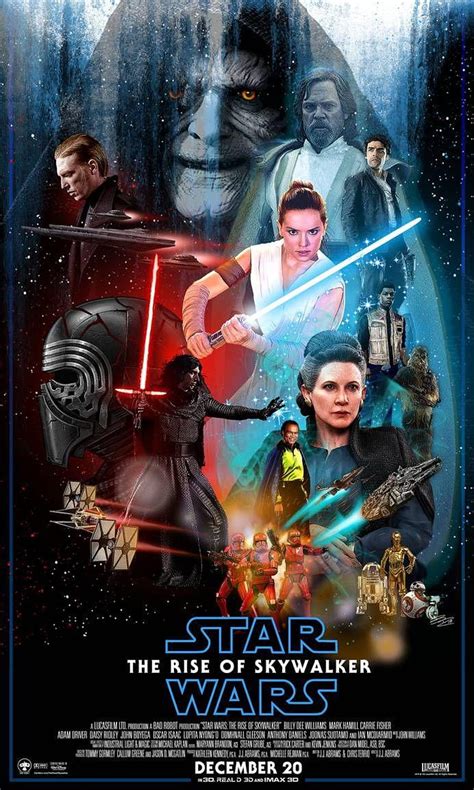Star Wars El Ascenso De Skywalker Poster Arte Conceptual Poster Star