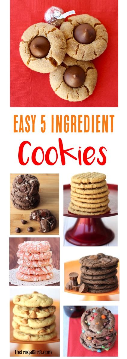 5 Ingredient Cookies 50 Fool Proof Recipes The Frugal Girls