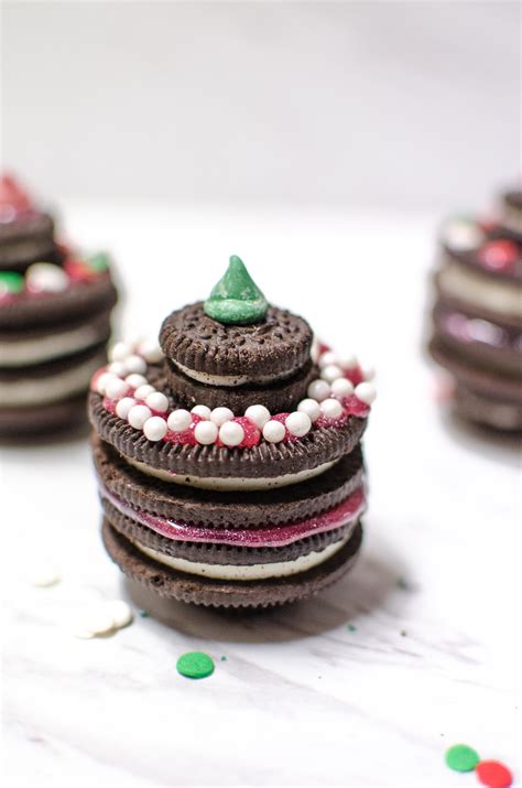 Oreo Christmas Tree Cookies Brought To You By Mom