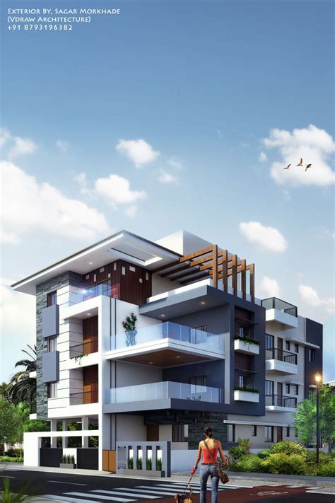 An Artists Rendering Of A Modern Apartment Building