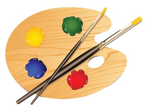 Painting Palette Drawing Tool Paint Palate Cliparts Png Download