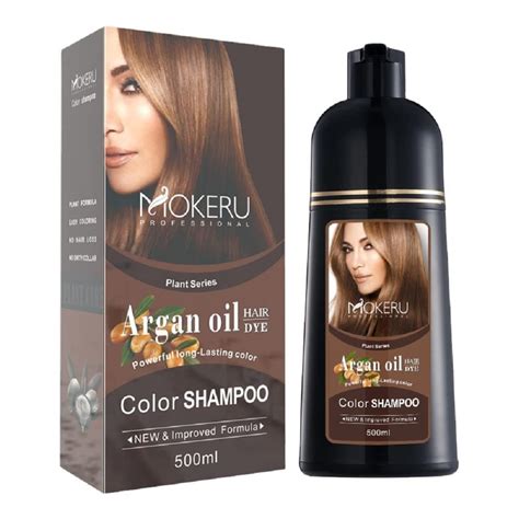 Amazon com MOKERU Maani Champú profesional de tinte para el cabello con aceite de argán