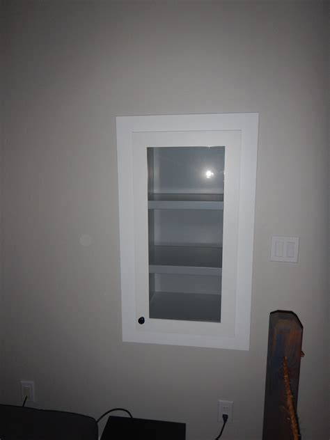 Gallery of flush mount medicine cabinet. flush mounted cabinet | Cabinet, Floating shelves ...