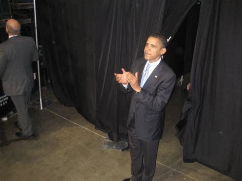 Barack Obama Entering Tampa Rally Megdfoster Flickr