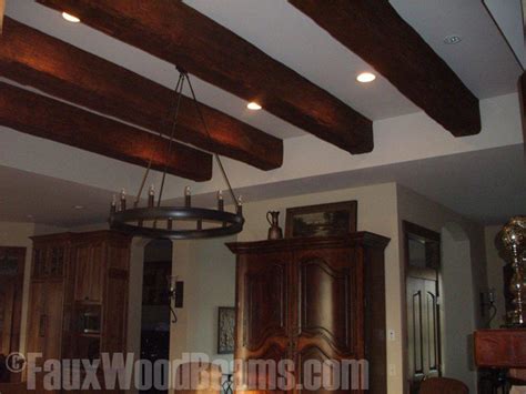 A tray ceiling can add visual interest to your bedroom and value to your home. Faux beam Tray ceiling update 2 - Family Room - New York ...