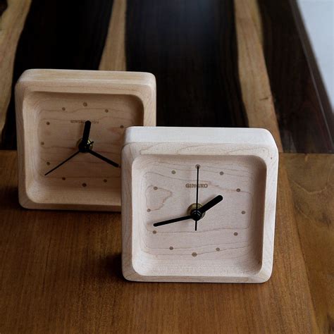 Maple Wood Clock Hardtofind Maple Wood Table Wood Clocks Clock