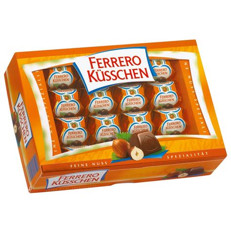 In eine gefettete, mit paniermehl ausgestreute springform (24 cm ø) geben und glatt streichen. Ferrero Küsschen 284g Praline Schokolade 1 Packung ...
