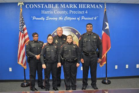 Constable Herman Hires Four New Patrol Deputies Montgomery County