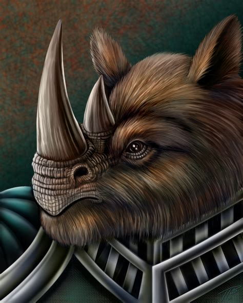 Wooly Rhino Warrior By Dragonosx On Deviantart
