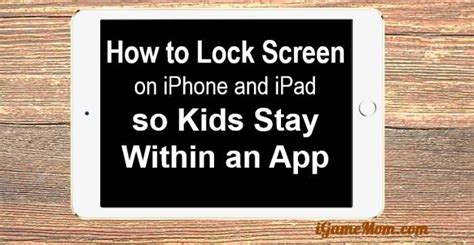 Here i would like to show you how to change iphone auto lock and make sure that your iphone screen is always on and that it doesn't go black. Lock iPAD screen & iPhone screen so kids stay within the app