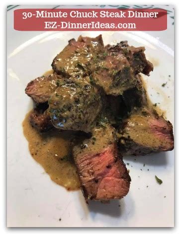 No exotic and elaborate cooking. Chuck Steak Recipe | 30-Minute Chuck Steak Dinner