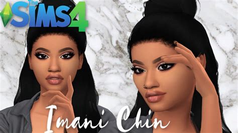 Blasian Beauty Sims 4 Cas Cc Folder And Sim Download Youtube