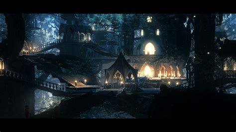 The Lord Of The Rings Lothlórien Ambience And Music Youtube