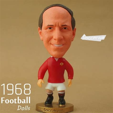 Jual MU Sir Bobby Charlton Soccerwe Action Figure Miniatur Pemain