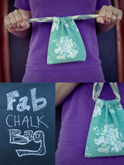 This rock climbing chalk bag is made with care by a rock climber! 10 Easy DIY Chalk Bag Patterns | How to Make a Chalk Bag