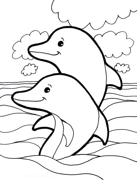 Dolphin coloring page 15 coloring page. Dolphins | Dolphin coloring pages, Coloring books ...