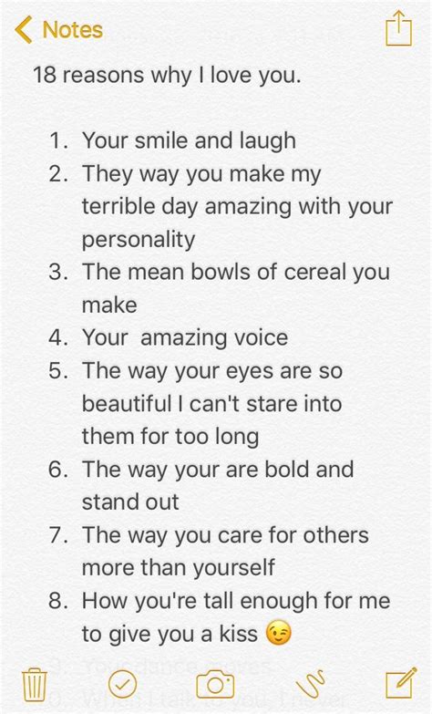 Reasons Why I Love You Quotes Shortquotescc