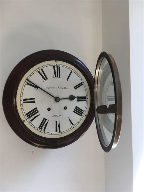 Mahogany 10 Dial Striking Wall Clock 700466 Uk