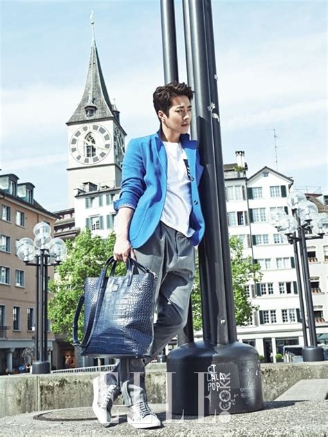 Kwon Sang Woo Falls In Love With Zurich For Elle Magazine Photos