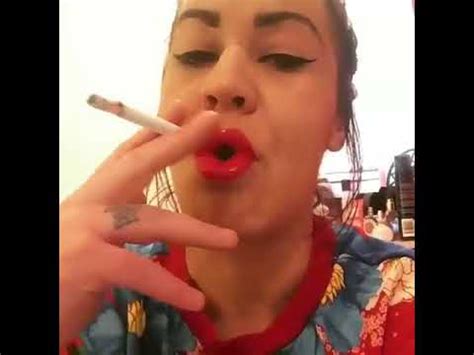 Share the experiences of cooking. Lovely Girl Smoking Tricks Lipstick 💋 - YouTube