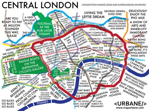London Mapping The Uk Capital Urbane Central London Map London