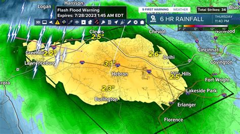 Flash Flood Warnings In Effect As Strong Storms Travel Through Tri State