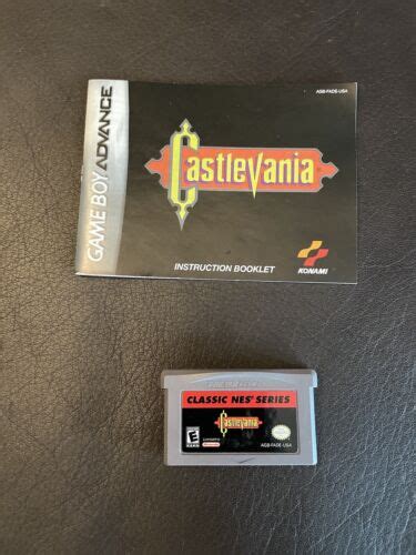 Castlevania Classic Nes Series Nintendo Game Boy Advance Gba Tested