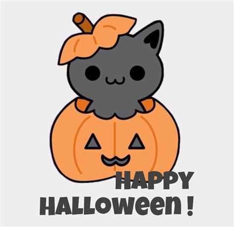 Its So Cute But It Says Happy Halloween Think Cute Cat Wallpaper