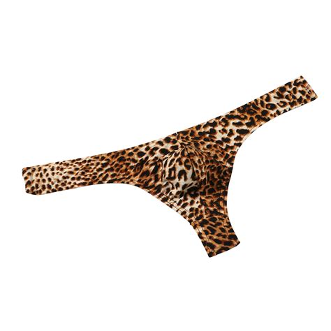 Musclemate Hot Men S Leopard Print Thong G String Underwear Men S Leopard Print Thong Undie