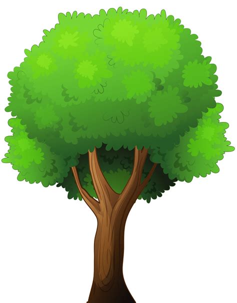 Tree Clipart Transparent Background Cartoon Trees Png Transparent