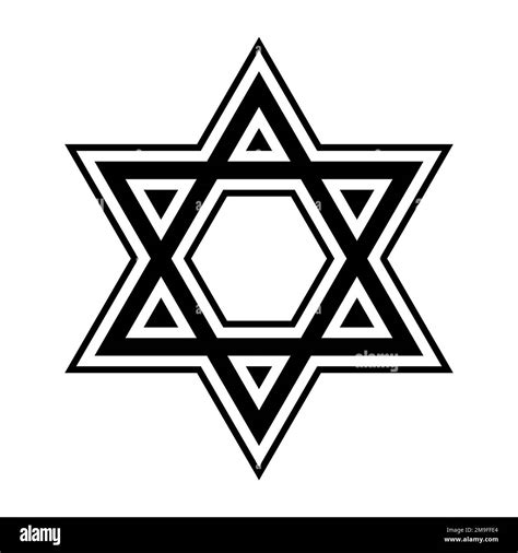 Star Of David Symbol Icon Stock Photo Alamy