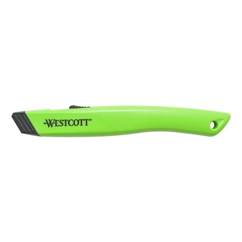 Westcott Full Size Retractable Ceramic Utility Box Cutter Plastic