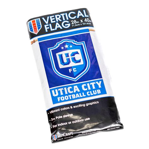 UCFC Vertical Flag – Utica Comets and Utica City FC Store